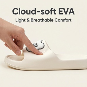 รองเท้าแตะชายหาด Yearning แฟชั่นพื้นหนา ใส่ได้ทั้งฤดูร้อน ฤดูหนาว ฤดูใบไม้ร่วง กันน้ำ ระบายอากาศได้ดี กันลื่น น้ำหนักเบา ผลิตจากวัสดุ EVA - Product Image 5