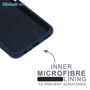 Custodia protettiva in microfibra in Silicone liquido per cellulare custodia posteriore per Samsung <span class=keywords><strong>Galaxy</strong></span> <span class=keywords><strong>M13</strong></span> 4G - Product Image 3