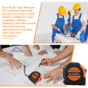 5m/16ft, 7.5m/25ft, 10m/33ft Băng biện pháp tùy chỉnh logo thương hiệu, đo băng với Carbon thép lưỡi đo băng - Product Image 3