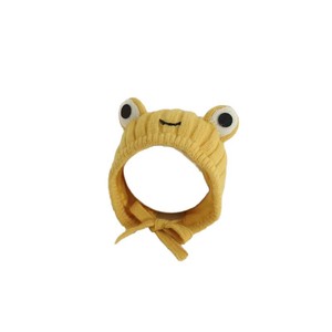 Xi Boyu Chapeau de grenouille pour enfants, chapeau en peluche tricoté chaud pour protéger les oreilles, automne et hiver - Product Image 1