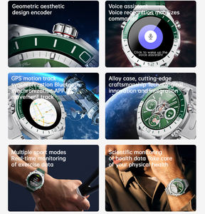 2025 новые часы Ultimate SK41 умные часы мужские 360*360 HD экран сердечного ритма BT Call IP67 водонепроницаемые умные часы - Product Image 4