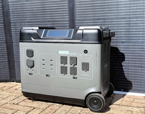 4KW 5120Wh Portable Power Station Battery 5kWh <b>Solar</b> <b>Generator</b> With Wheels Seamless UPS Backup for Whole House Emergency P5000E - Product Image 3
