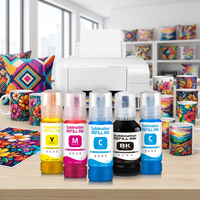 Tinta Sublimasi Densitas Tinggi 100ml Isi Ulang untuk Printer Desktop Epson ET-2800 L18050 L121 L120 EcoTank