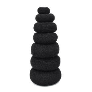 BOJUE New Fashion principessa francese DIY Hair Bun Maker elegante Donut bn Hair Stick Ring Twist Head Band tessuto Styling magico Volu - Product Image 2