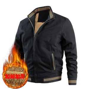 Giacca con Collo Alto per Uomo Autunno e Inverno Vendita Calda per Uomini di Mezza Età e <span class=keywords><strong>Giovani</strong></span> Giacca Casual Spessa alla Moda - Product Image 5