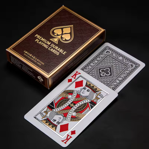 Cartes à jouer en papier haut de gamme OEM ODM d'usine, impression couleur personnalisée, jeux de cartes de poker publicitaires pour adultes - Product Image 5