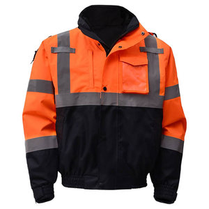 Chaqueta Impermeable de Alta Visibilidad, Uniforme de Construcción, Ropa de Trabajo de Seguridad Reflectante Personalizada, Suministro de Fábrica - Product Image 3
