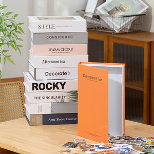 Modern Simple Magnetic Openable <strong>Book</strong> <strong>Box</strong> Hotel Living Room Decoration Fairy Animal Music Cross Angel <strong>Book</strong> Stopper Paper Storage - Product Image 5