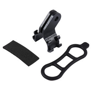 Support de fixation pour éclairage de vélo Anker, en résine plastique noire, installation facile pour éclairages de vélo et numéros de course - Product Image 1
