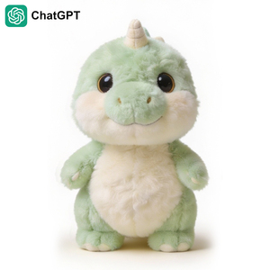 Peluche de Dinosaurio Verde con IA para Niños, Relleno de Lana y Algodón PP, Modo de Seguridad ChatGPT, Regalo de Cumpleaños, Control Parental, Grabación de Chat - Product Image 1