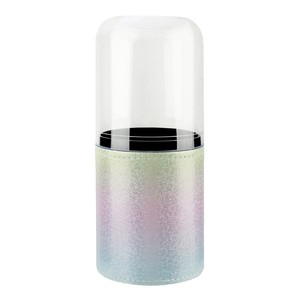 Cosmetic Makeup Brush Holder Plastic Transparent <b>Large</b> Capacity Storage Organizer For <b>Desk</b> Use With Lid - Product Image 5
