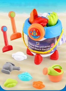 Verano al aire libre jugar agua <span class=keywords><strong>arena</strong></span> <span class=keywords><strong>playa</strong></span> juguetes 11 Uds cohete cubo ecológico plástico <span class=keywords><strong>arena</strong></span> y <span class=keywords><strong>Playa</strong></span> juguetes para niños - Product Image 4