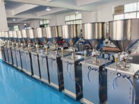 Ventes chaudes : Machine de remplissage semi-automatique pneumatique verticale et horizontale en acier inoxydable pour pâtes, liquides et crèmes