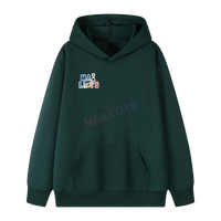 Sweat-shirt à capuche uni en gros, plusieurs couleurs, prêt pour l'impression numérique, marque privée, revente et merchandising