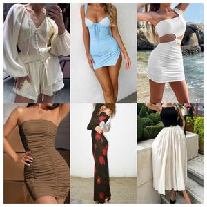 Vestido de cóctel de gama alta Vintage para mujer sexy de <span class=keywords><strong>segunda</strong></span> <span class=keywords><strong>mano</strong></span> a bajo precio, nuevo estilo, mixto y combinado, gran oferta - Product Image 1