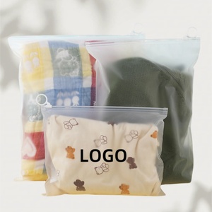 Bolsa de Plástico con Cierre Hermético Eva Esmerilada Impresa Personalizada, Bolsa de Plástico Mate Reciclable de PVC <span class=keywords><strong>para</strong></span> Cosméticos, Joyería y Anillos - Product Image 1