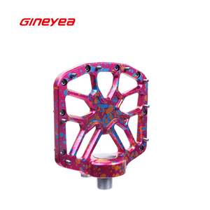 Pédales plates VTT GINEYEA WZ30 en alliage d'aluminium, pédales de vélo à roulement unique, broches remplaçables, pièces de vélo antidérapantes - Product Image 3