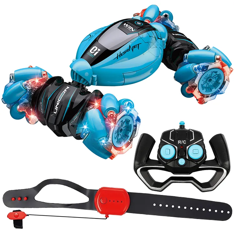 2.4G Remote Control gesture control car Watch-controlled double sided drifting stunt twisting climbing stunt car