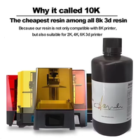 Resin UV Mirip ABS untuk Pencetakan 3D Teknik Seni, Kekerasan Tinggi 80-83D, Tidak Rapuh, untuk Printer LCD SLA DLP 3D