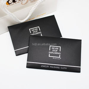 カスタムマイクロファイバー製ジュエリークリーナー（紙封筒包装）金銀磨き布（日常使い・卸売用） - Product Image 5