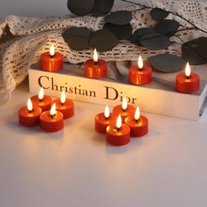 <span class=keywords><strong>Bougie</strong></span> <span class=keywords><strong>LED</strong></span> en plastique de Mermei - Fonctionne avec piles, télécommande, <span class=keywords><strong>flamme</strong></span> 3D pour les anniversaires, la décoration de la maison, les fêtes - Product Image 5