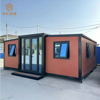 Maisonnette moderne de 20 pieds prête à être expédiée, maisonnette modulaire préfabriquée de luxe sur roues, cabane portable pour Airbnb, utilisation hôtelière