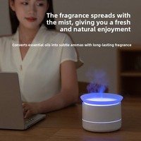 Diffuseur d'arômes ultrasonique, humidificateur d'huiles essentielles, brûleur d'encens électrique, machine à brouillard avec lumière LED colorée de nuit