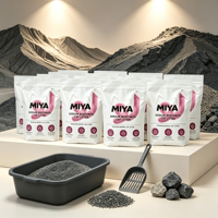 Litière pour chat en bentonite de qualité supérieure, agglomérante, sans poussière, durable, contrôle des odeurs, formule minérale naturelle, non parfumée