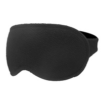 Masque de sommeil lesté 3D profilé avec ailes nasales creuses, zéro fuite de lumière, en mousse à mémoire de forme, portable, cadeau d'entreprise, cache-yeux de voyage