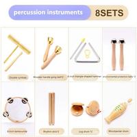 Wholesale Miniature Orff Wooden Percussion Kit for Early Education Beginner-Friendly Musical Instruments Hammering Pounding Toy