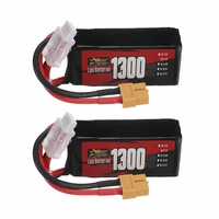 Batterie Lipo RC longue durée de vie, puissante, 3S 1300mAh 1500mAh 60C, batterie polymère au lithium pour drone RC, voiture de course FPV