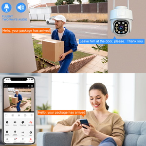 NUEVA Cámara IP PTZ CCTV Blanca 2026, Aplicación Tuya Smart Life, HD 5MP, 2.4G WiFi, Tipo Ampolleta, Exterior, Impermeable, Seguridad para el Hogar, Inalámbrica - Product Image 4