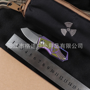 Nuevo Cuchillo Plegable Little Lizard TC4, Mango de Aleación de Titanio, Acero S35VN, Cuchillo Plegable Pequeño para Exteriores, Cuchillo de Bolsillo de Alta Dureza - Product Image 5