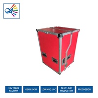 Valise de transport personnalisée rouge d'urgence pour extincteur, conçue pour les événements avec roulettes