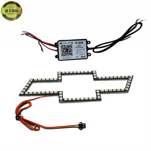 Neues 12V SRGBA LED Auto-Emblem für Chevrolet 2007-2023 APP-Gesteuertes Wasserdichtes Auto-Emblem-Licht Zubehör Nachrüstung - Product Image 6