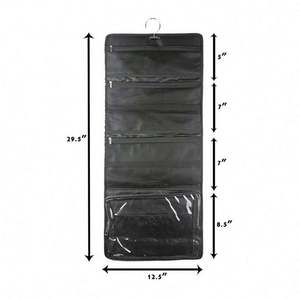 Free Sample <b>Hanging</b> <b>Toiletry</b> <b>Bag</b> Organizer Small Make up <b>Bag</b> Custom logo for Cosmetics Makeup Jewelry <b>Toiletries</b> Shaving Tools - Product Image 2