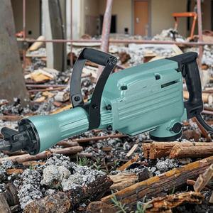 <span class=keywords><strong>Martillo</strong></span> <span class=keywords><strong>Demoledor</strong></span> Eléctrico Profesional TOLHIT 1700W 65A 220V para Concreto, Modelo DH65 60J Impacto 22kg, Certificación GS CE - Product Image 1