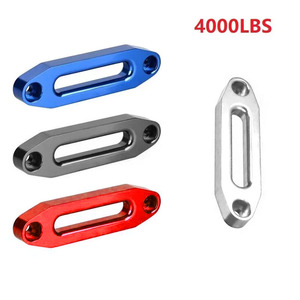 New 4.8 ''Auto Parts Alumínio <span class=keywords><strong>Hawse</strong></span> <span class=keywords><strong>Fairlead</strong></span> e Synthetic Winch Corda Cabo para Off-Road Winch Hilux Engine Valve Nylon Rope