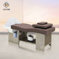 Salon de coiffure Lavage de l'évier Table de massage thaïlandais Tête de shampooing Spa Chaise de massage Tête de thérapie par l'eau Lit de shampooing