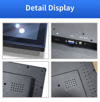 Monitor de pantalla táctil industrial de 12 pulgadas 1000nit alto brillo 1024*768 marco abierto VESA Panel plano pantalla LCD de montaje impermeable