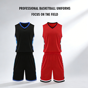 Basketbaltenue nieuwste design op maat gemaakt sportuniform 100% polyester zomer ademend op maat gemaakt vrij ontwerp basketbalshirt - Product Image 2