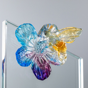 Crystal <b>Trophy</b> 25x10x4.5cm Laser <b>Engraved</b> Custom Award For Outstanding Employees Business Gift - Product Image 2