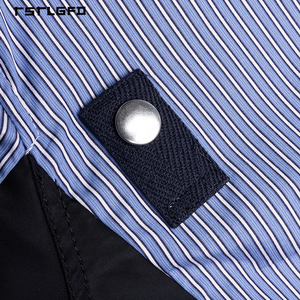 Camiseta Personalizada de Cuello Redondo, Manga Corta, Tejida, 100% Algodón, Estilo Urbano, con Bolsillos Laterales para Hombre - Product Image 4