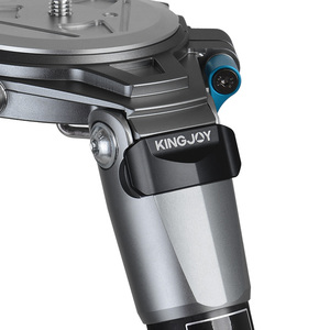 Chuyên nghiệp nhôm thời trang bạc 360 Panorama bóng đầu Trọng lượng nhẹ máy ảnh giá ba chân đứng Monopods cho đi bộ đường dài săn bắn - Product Image 6