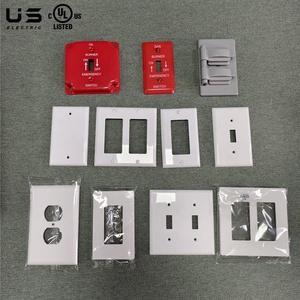 <span class=keywords><strong>1</strong></span> <span class=keywords><strong>Gang</strong></span> Midway Duplex Tampa Do Receptáculo Placa De Parede De Saída De Plástico Branco Placa De Interruptor De Emergência Tampa Do Balancim Dispositivo De Fiação - Product Image 1