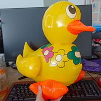 Animaux gonflables mignons jouets pour enfants cadeaux accessoires de fête enfants gonflé dessin animé licorne canard dinosaure piscine ballon de plage