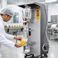 Machine de remplissage automatique de sachets pour boissons, à haute efficacité et simple d'utilisation, pour jus et eau, haute productivité, capacité de 100 ml