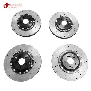 Kit de disques de frein en céramique carbone de haute qualité APLUS 390 mm avant 360 mm arrière pour Mercedes-Benz GLC63 S63 CLK GLE350 - Product Image 3