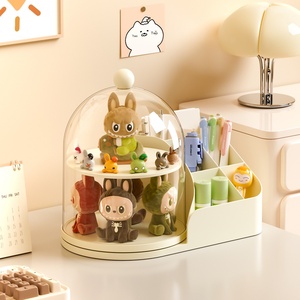 Trendy Modern Minimalist Plastik Oyuncak Figür Saklama Kutusu Kör Kutu Düzenleyici Bebek Yapım Bloğu Sergi Rafı Toz Geçirmez - Product Image 3