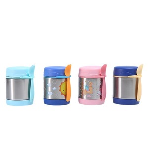 Custom 350ml Thermos isolato per bambini contenitore di alimenti per bambini porta pranzo a vano singolo in acciaio inox piccolo barattolo per alimenti - Product Image 5